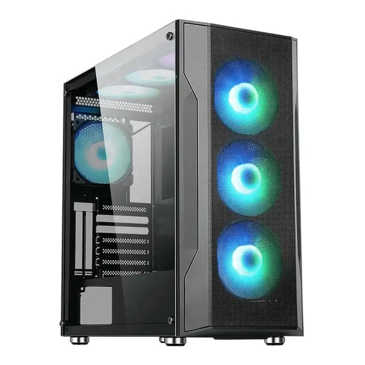 کیس کامپیوتر اوست مدل GT-AV12-BG-ARGB
