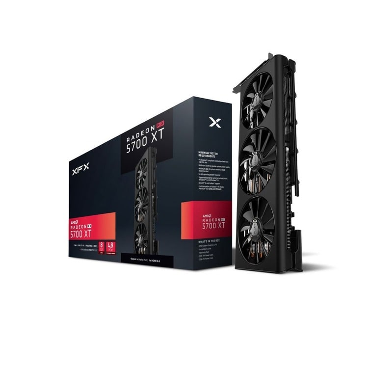 RX5700 XT Triple کارت گرافیک XFX RX5700XT Triple Dissipation 8GB