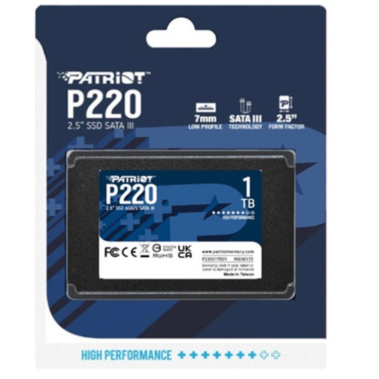 هارد SSD پتریوت مدل P220 با ظرفیت 1 ترابایت
