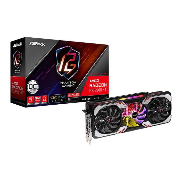 amd-radeon-rx-6900-xt-phantom-gaming-d-16g-oc-gddr6-8 کارت گرافیک RX 6900 XT Phantom Gaming D 16G OC