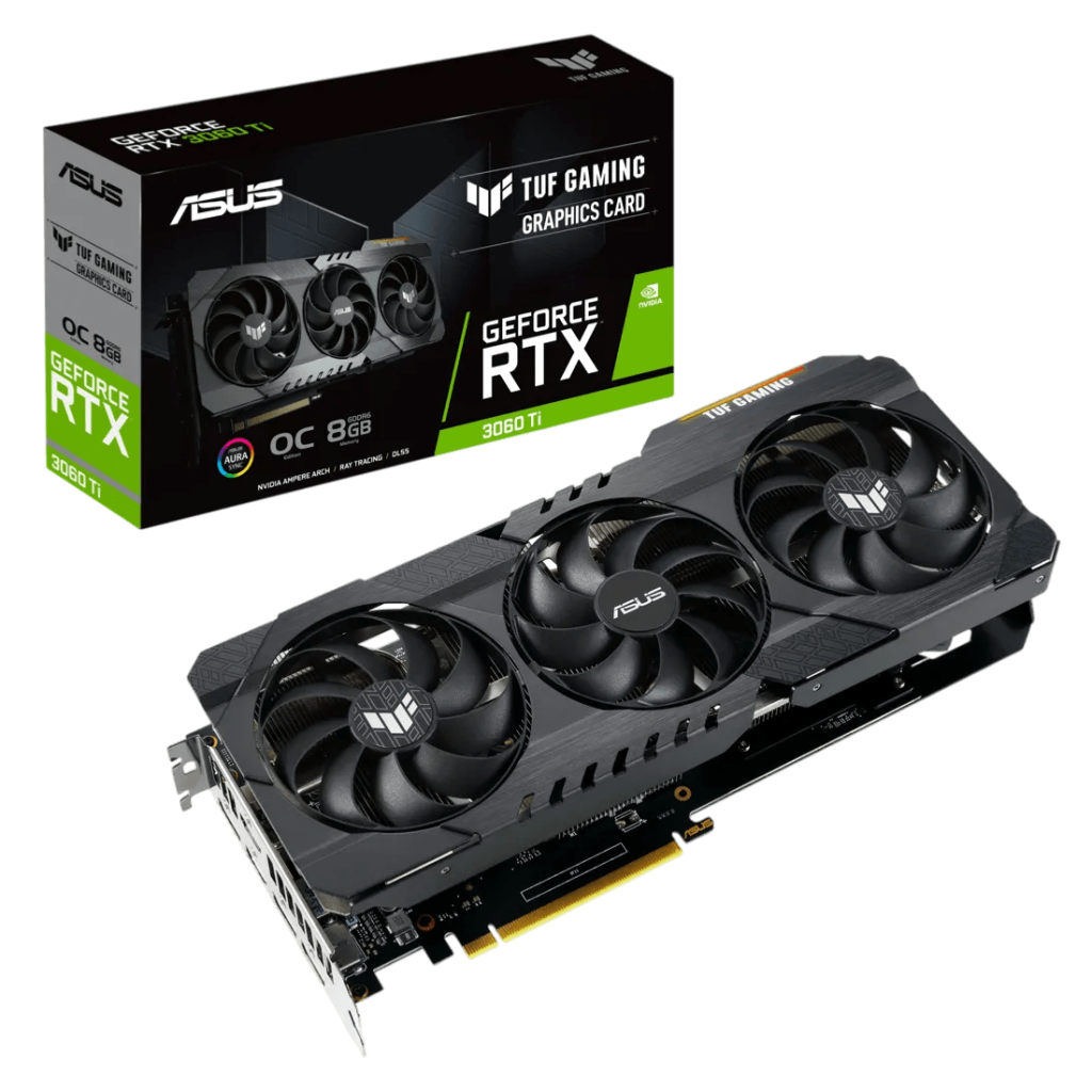 کارت گرافیک ایسوس مدل ASUS GeForce RTX 3060ti tuf 8GB