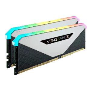 رم Corsair Vengeance RGB RT 16GB Dual 3600MHz CL18 - White