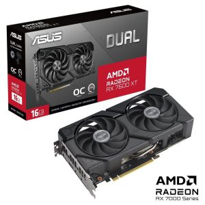 کارت گرافیک ایسوس Dual Radeon RX 7600 XT OC Edition 16GB