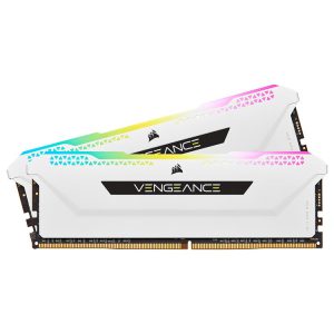 رم Corsair VENGEANCE RGB PRO 32GB Dual 3200MHz CL16 - White