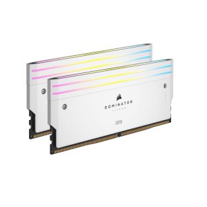 رم Corsair Dominator Titanium First Edition 32GB Dual 7200MHz CL34 - White