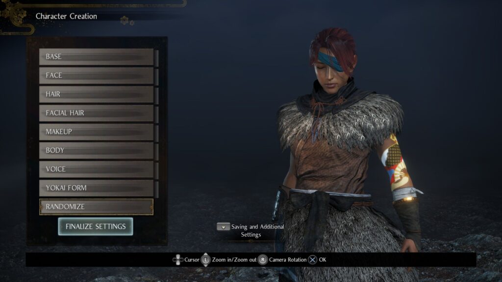 طراحی شخصیت بازی nioh 2