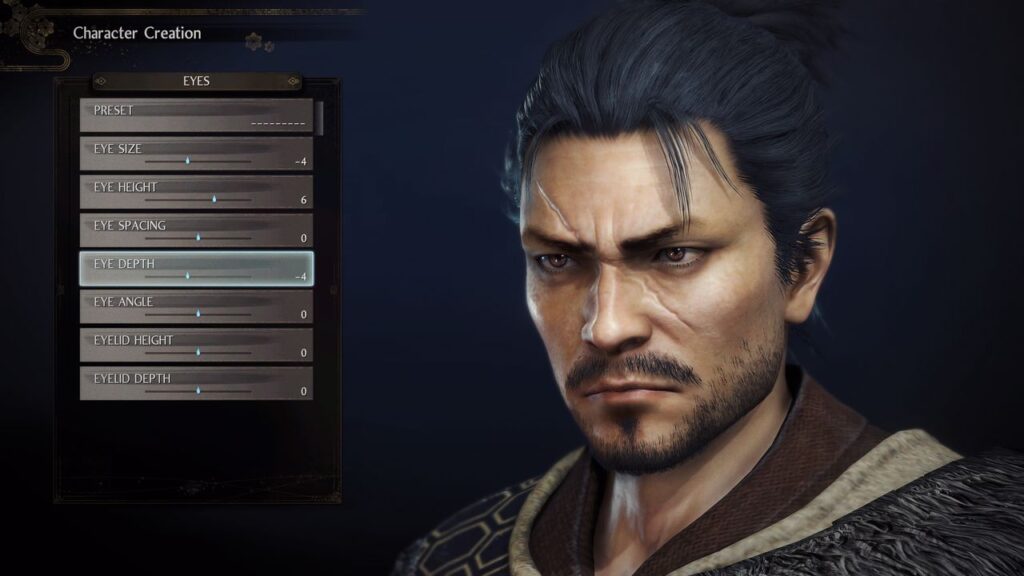 شخصیت پردازی و جزئیات چهره نقش اصلی در Nioh 2