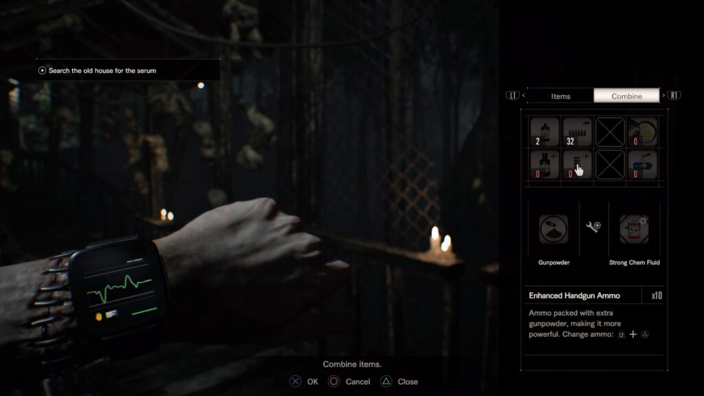 بررسی مهمات و تیر در Resident Evil 7