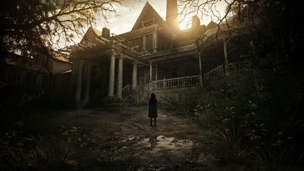 نمای بیرونی خانه ی ترسناک در Resident Evil 7